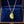Load image into Gallery viewer, Vintage 9K Gold Iona Marble Lucky Bean Necklace
