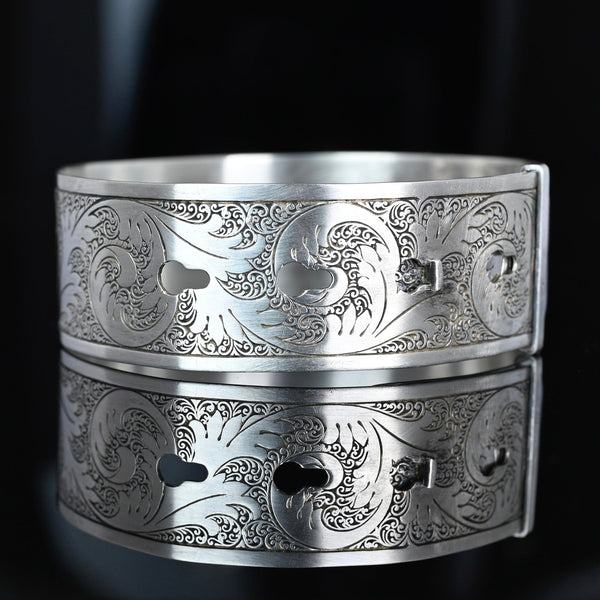 アクセサリー vintage silver Bangles Bangles Set Handkada Silver Plated Hand Kada Bracelet Antique