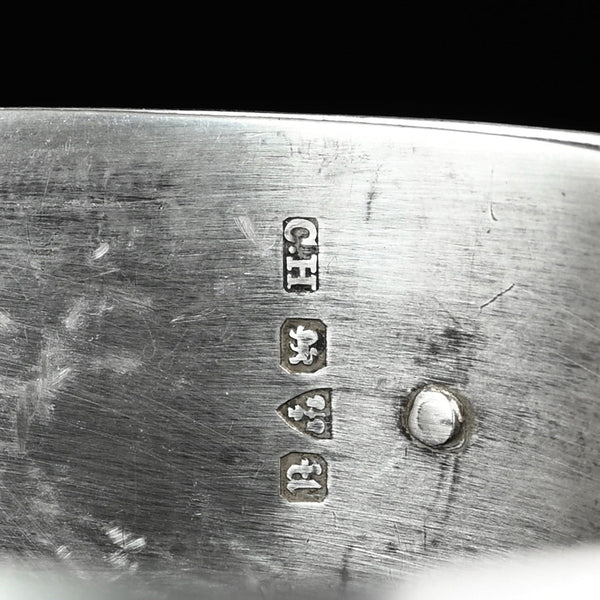 Antique Charles Horner Sterling Silver Buckle Bangle – Chester Hallmarked - Boylerpf