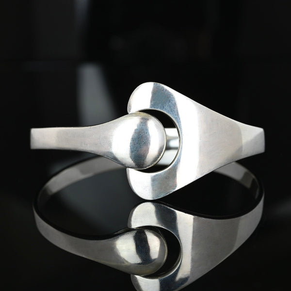 Georg Jensen Sterling Silver Puzzle Bangle Bracelet | Danish Modern - Boylerpf