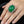 Load image into Gallery viewer, Antique Chrysoprase Ring Arts &amp; Crafts Sterling Silver

