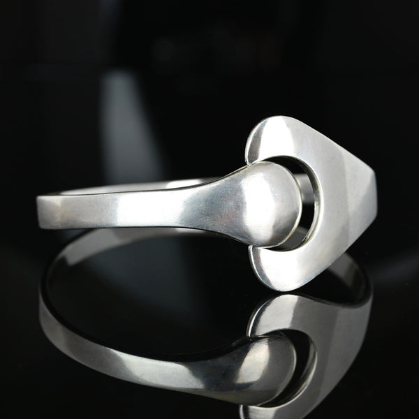 Georg Jensen Sterling Silver Puzzle Bangle Bracelet | Danish Modern - Boylerpf