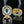 Load image into Gallery viewer, Retro Swiss Blue Topaz Diamond Earrings, 18K Gold Fine 1940s - Boylerpf
