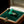 Load image into Gallery viewer, 14K Gold Malachite Diamond Modernist Cocktail Ring
