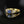 Load image into Gallery viewer, Vintage Gold Diamond Heart Shoulder Sapphire Ring - Boylerpf
