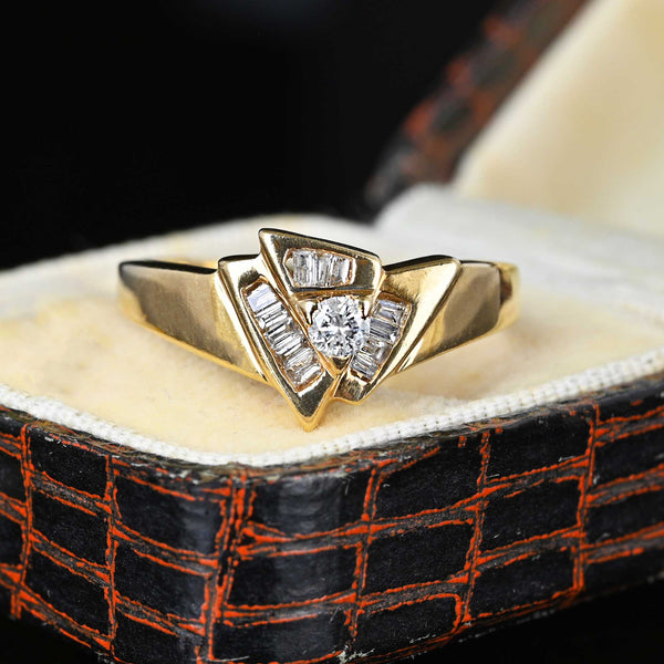 Senco Gold & Diamonds Round Stripe Gold Ring : Amazon.in: Jewellery