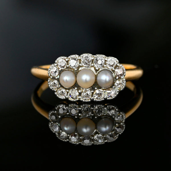 Bold Pearl Ring – Rune and Light