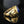 Load image into Gallery viewer, Vintage Gold Signet Blue Spinel Cabochon Ring - Boylerpf
