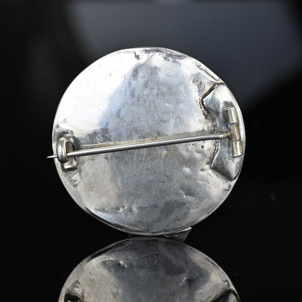 Antique Victorian Silver Scottish Agate Star Pebble Brooch - Boylerpf