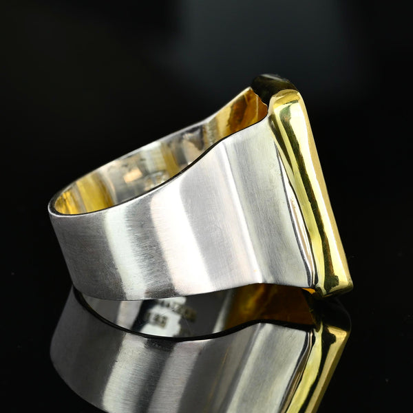 Maria Margoni Heliodor Yellow Beryl 18K Gold Ring