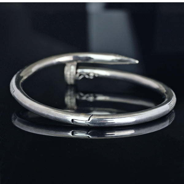 Cartier Inspired Juste Un Clou Diamond Nail Bracelet