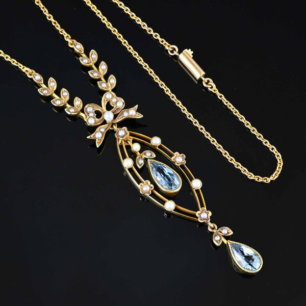 Affinity Gems Aquamarine Earrings & Necklace Set, Sterling - QVC.com