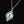 Load image into Gallery viewer, Antique Art Deco Sterling Silver Blue Enamel Pendant Necklace
