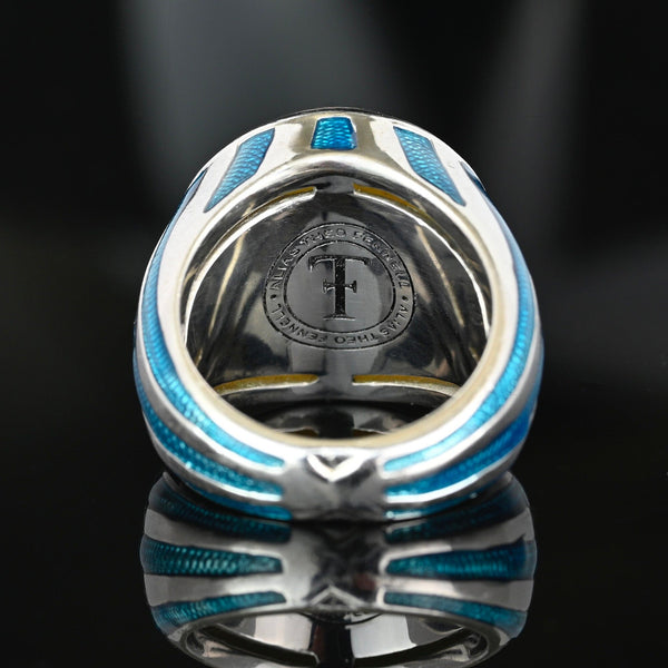 Theo Fennell Sterling Silver Lemon Quartz Signet Ring - Boylerpf