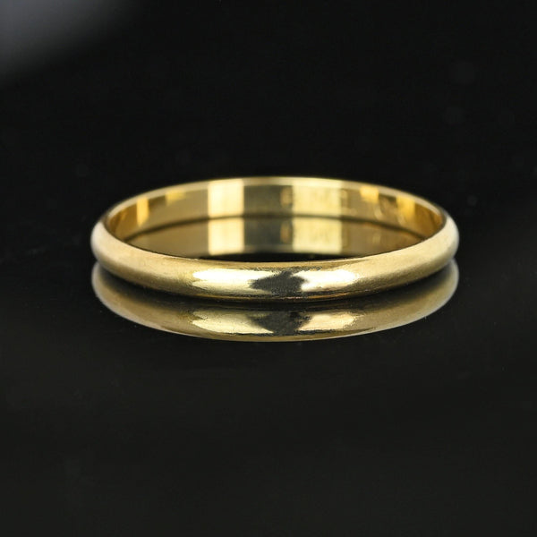 Vintage 10K Gold Thin Wedding Band Ring - Boylerpf