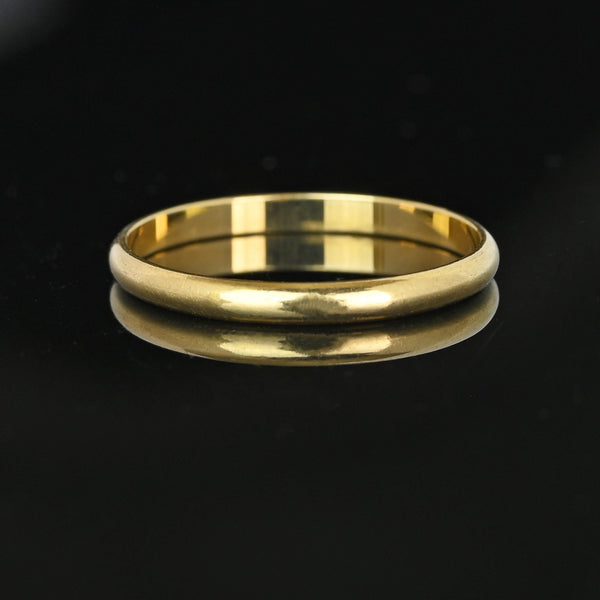 Vintage 10K Gold Thin Wedding Band Ring - Boylerpf