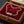 Load image into Gallery viewer, 14K Gold Wheat Chain Bracelet, Ruby Greek Key Charm Slide - Boylerpf

