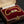 Load image into Gallery viewer, 14K Gold Wheat Chain Bracelet, Ruby Greek Key Charm Slide - Boylerpf
