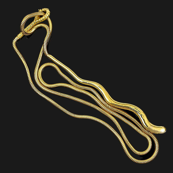 Tiffany & Co Diamond Snake Necklace 18K Gold Pendant - Boylerpf