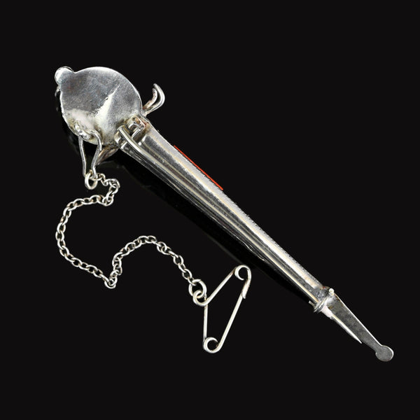 Antique Scottish Agate and Amethyst Sword Brooch - Boylerpf