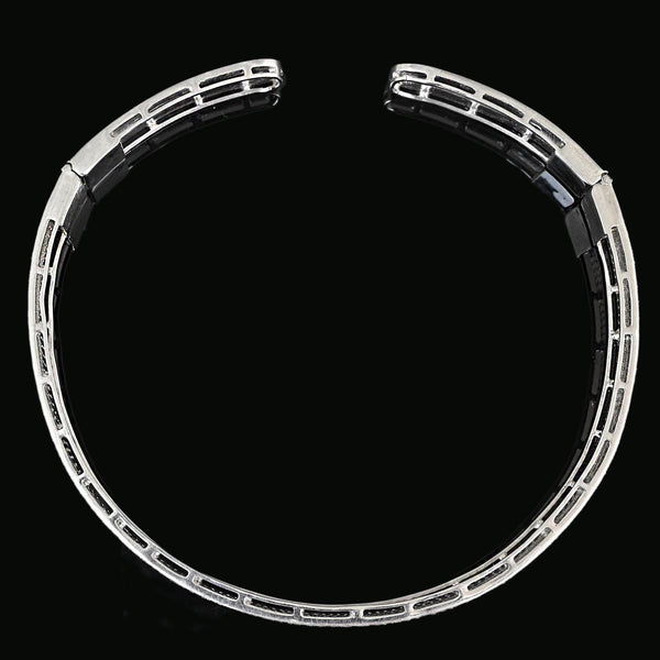 Vintage Sterling Silver 3 Carat Diamond Choker