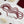 Load image into Gallery viewer, Long Garnet Bead Necklace Sterling Diamond Infinity Clasp
