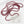 Load image into Gallery viewer, Long Garnet Bead Necklace Sterling Diamond Infinity Clasp

