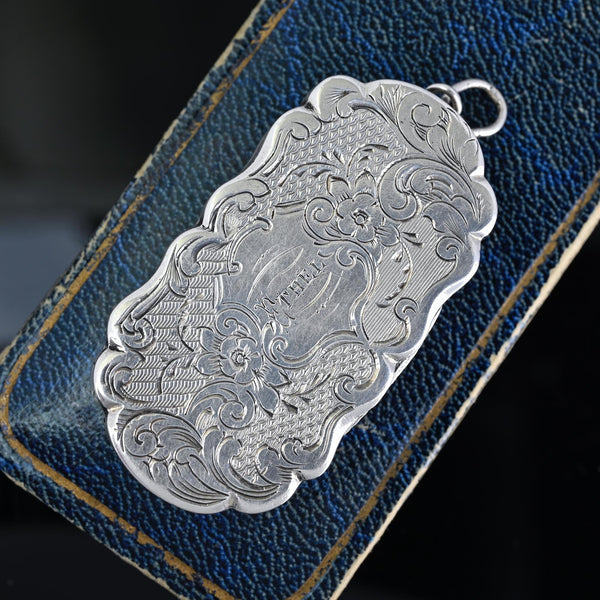 Antique C.1850 Victorian Silver Vinaigrette Pendant - Boylerpf