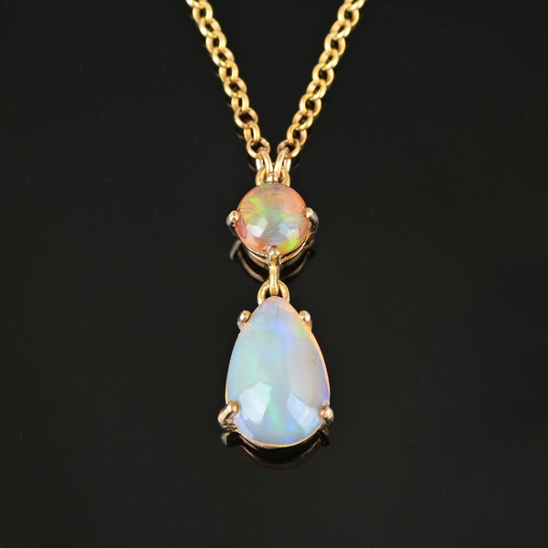 Vintage Floating Opal Pendant, 12K Gold Filled Gemstone Opal Chips Necklace  Fob Charm, 1950s Rainbow Liquid Glass Orb Opal Vintage Jewelry - Etsy  Australia