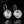 Load image into Gallery viewer, Vintage Rock Crystal Quartz Drop Earrings in Sterling Silver
