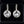 Load image into Gallery viewer, Vintage Rock Crystal Quartz Drop Earrings in Sterling Silver
