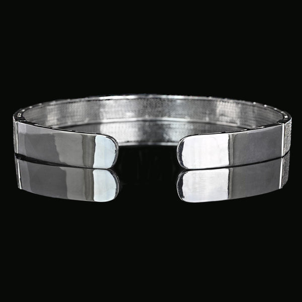 Vintage Sterling Silver 3 Carat Diamond Choker