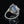 Load image into Gallery viewer, Vintage 18K White Gold Moonstone Tanzanite Ring - Boylerpf
