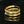 Load image into Gallery viewer, Vintage 18K Yellow and White Gold Spiral Ring Band
