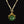 Load image into Gallery viewer, Antique Rolled Gold Jade Spinner Fob Pendant - Boylerpf
