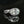 Load image into Gallery viewer, Vintage 14K White Gold Prasiolite Diamond Halo Infinity Ring
