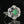 Load image into Gallery viewer, Art Deco 14K White Gold Emerald Cabochon Diamond Ring - Boylerpf
