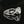 Load image into Gallery viewer, Vintage 14K White Gold Prasiolite Diamond Halo Infinity Ring
