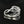 Load image into Gallery viewer, Vintage 14K White Gold Prasiolite Diamond Halo Infinity Ring
