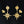 Load image into Gallery viewer, Vintage 14K Gold Diamond Star Dangle Drop Earrings
