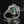 Load image into Gallery viewer, Art Deco 14K White Gold Emerald Cabochon Diamond Ring - Boylerpf
