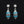 Load image into Gallery viewer, Margot de Taxco Turquoise Enamel Sterling Silver Earrings
