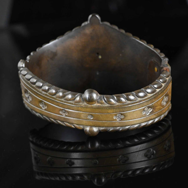 Antique Victorian Gutta Percha Bracelet Mourning Jewelry - Boylerpf