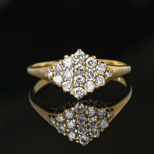 Vintage 14K Gold Estate .35 Carat Diamond Ring - Boylerpf