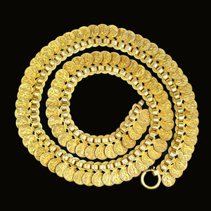 Antique Sterling Silver Gold Vermeil Fringe Collar Necklace - Boylerpf