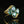 Load image into Gallery viewer, Vintage Gold Bypass Green Spinel Cluster Ring - Boylerpf
