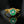 Load image into Gallery viewer, Vintage Emerald Diamond Thistle Ring 14K Gold Halo Floral - Boylerpf
