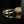 Load image into Gallery viewer, Vintage Emerald Diamond Thistle Ring 14K Gold Halo Floral - Boylerpf
