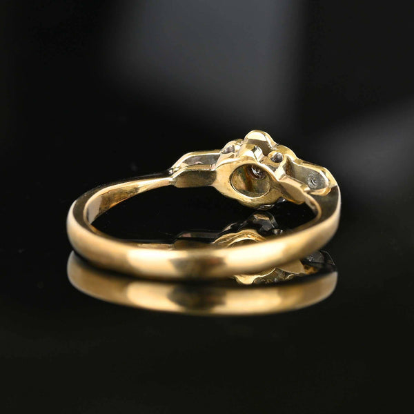 Art Deco Platinum and Gold Diamond Ring - Boylerpf