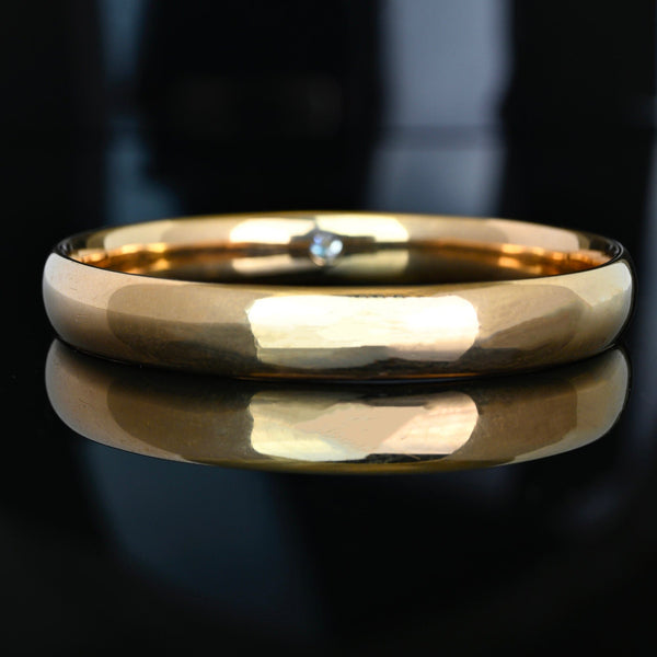 Antique 12K Gold Diamond Bangle Victorian Engraved - Boylerpf